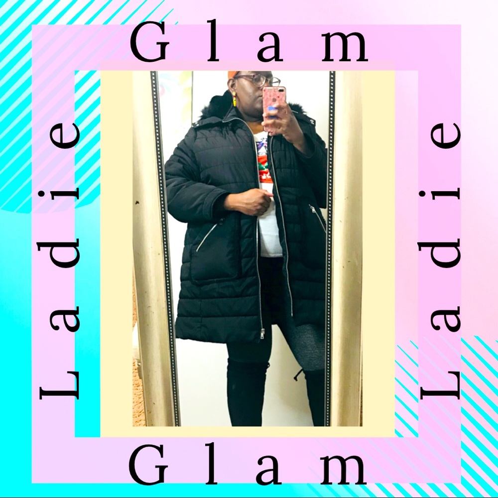 3X CAPSULE Puffer Long Coat (Plus Size)